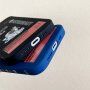 Husă din plastic moale astronaut pentru iPhone 12 - albastru