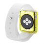 Husă / carcasă HAWEEL, subţire şi transparentă, pentru Apple Watch 38mm - galbenă