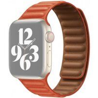 Curea din piele pentru Apple Watch Ultra 49mm / 46mm / 45mm / 44mm / 42mm - cărămidă