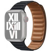 Curea din piele pentru Apple Watch Ultra 49mm / 46mm / 45mm / 44mm / 42mm - cerneală închisă