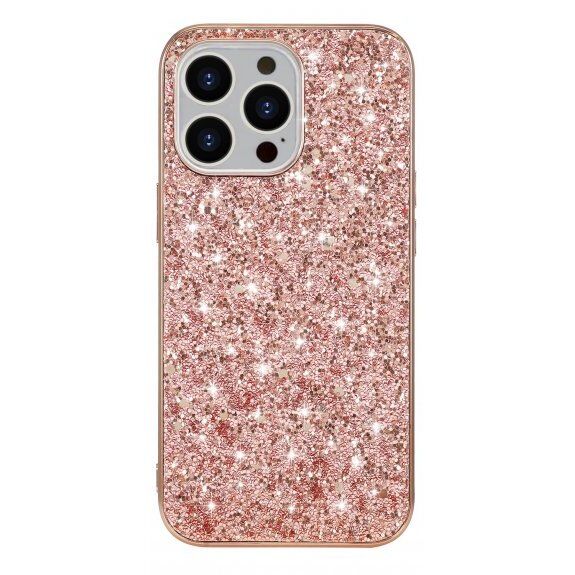 Husă de protecție pentru iPhone 13 Pro - roz-auriu