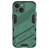 Husă de protecție durabilă cu stand pentru iPhone 13 mini - verde