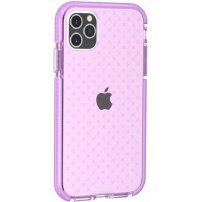 Husă de protecție transparentă cu model de cruci pentru iPhone 11 Pro - violet