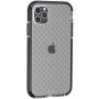 Husă de protecție transparentă cu model de cruci pentru iPhone 11 Pro Max - negru
