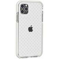 Husă de protecție transparentă cu model de cruci pentru iPhone 11 Pro Max - alb