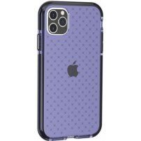 Husă de protecție transparentă cu model de cruci pentru iPhone 11 Pro Max - albastru
