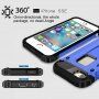 Carcasă super rezistentă "Armor", pentru iPhone 5 / 5S / SE (2016) – albastră