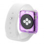 Husă / carcasă HAWEEL, subţire şi transparentă, pentru Apple Watch 38mm - violetă
