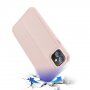 Dux Ducis husă tip portofel pentru iPhone 12 mini - roz