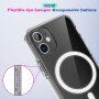 Carcasă din plastic tare cu cerc magnetic pentru iPhone XS Max - transparent