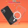 Carcasă din plastic tare cu cerc magnetic pentru iPhone XS Max - transparent