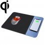 Mouse pad cu încărcare fără fir Qi pentru iPhone - albastră