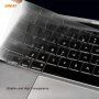 ENKAY 3in1 husă lucios cu husă de tastatură EU foarte subțire și capace de port pentru MacBook Pro 15" cu Touch Barem (A1707 / A1990) - pur