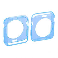 Husă / carcasă HAWEEL, subţire şi transparentă, pentru Apple Watch 38mm - albastră