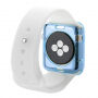 Husă / carcasă HAWEEL, subţire şi transparentă, pentru Apple Watch 38mm - albastră
