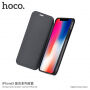 Husă flip HOCO, pentru Apple iPhone XS / iPhone X - negru