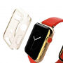 Husă / carcasă HAWEEL, subţire şi transparentă, pentru Apple Watch 38mm - aurie