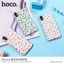 Carcasă de protecţie HOCO, pentru Apple iPhone XS / iPhone X - gri cu flori