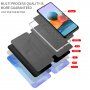 Carcasă flip de protecție cu model de acuarele pentru iPhone 13 - roșu