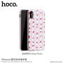 Carcasă de protecţie HOCO, pentru Apple iPhone XS / iPhone X - flori cu dungi