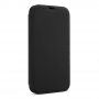 Carcasă tip portofel din silicon și piele PU pentru iPhone 13 mini - negru