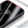 Husă transparentă rezistentă la șocuri cu textura din carbon pentru iPhone 13 Pro Max - negru