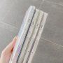 Husă de protecție cu textura de coajă pentru iPhone 13 Pro - alb