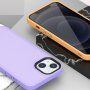 Husă de protecție mată pentru iPhone 13 Pro - albastru