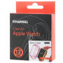 Husă / carcasă HAWEEL, subţire şi transparentă, pentru Apple Watch 38mm - roz