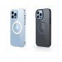 Husă transparentă lucioasă cu MagSafe pentru iPhone 13 Pro Max - negru
