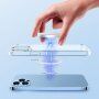 Husă transparentă lucioasă cu MagSafe pentru iPhone 13 Pro Max - negru