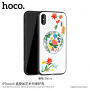 Carcasă de protecţie HOCO, cu model de broderie, pentru Apple iPhone XS / iPhone X - buchet de trandafiri