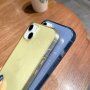 Husă transparentă cu inimi schimbătoare pentru iPhone 13 Pro Max - verde