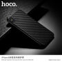 Carcasă HOCO, cu textură de carbon, pentru Apple iPhone XS / iPhone X - negru