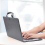 Husă din piele cu buclă pentru MacBook Air 13" (A1932 / A2179 / A2337) - verde închis