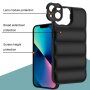 Husă de protecție cu perne pentru iPhone 13 - maro