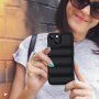 Husă de protecție cu perne pentru iPhone 13 - maro