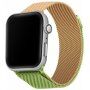 Curea metalică milanese loop pentru Apple Watch Ultra 49mm / 46mm / 45mm / 44mm / 42mm - verde-auriu
