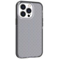 Husă de protecție transparentă cu model de cruci pentru iPhone 13 Pro Max - negru