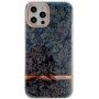 Husă de protecție cu textura de coajă pentru iPhone 13 Pro - negru