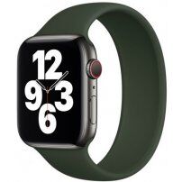 Curea din silicon filetat pentru Apple Watch Ultra 49mm / 46mm / 45mm / 44mm / 42mm - S - măslinie