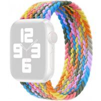 Curea din nailon cu model împletit pentru Apple Watch 42mm / 41mm / 40mm / 38mm - XS - pastel