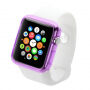 Husă / carcasă HAWEEL, subţire şi transparentă, pentru Apple Watch 42mm - violetă