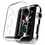 Husă cu protecție pentru ecran pentru Apple Watch 42mm - transparentă