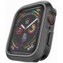 Husă din silicon, pentru Apple Watch 40mm - negru - gri