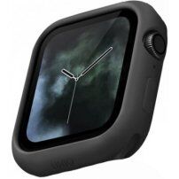 Uniq Lino husă din silicon pentru Apple Watch 40mm - negru