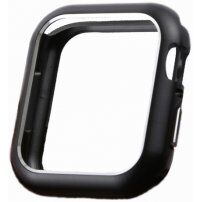 Carcasă metalică de protecție, cu magneți, pentru Apple Watch 44mm - negru