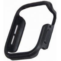Uniq Valencia husă din metal pentru Apple Watch 44mm - gri închis,