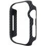 Pitaka Air carcasa cu model din fibra de carbon pentru Apple Watch 44mm - negru-gri