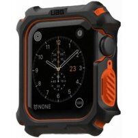 UAG Watch husă durabilă pentru Apple Watch 44mm - negru-portocaliu